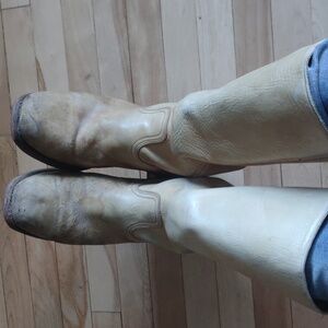 Vintage 1970s frye campus boots, banana Made In USA